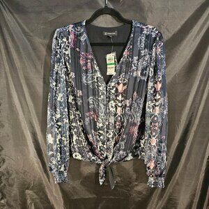 Beautiful INC International Concepts blouse. Size L NWT